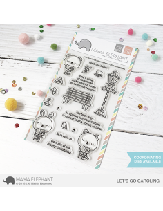Mama Elephant sello holiday messages