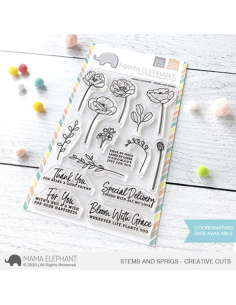 Mama Elephant stems and sprigs sello