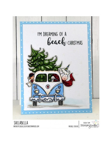 Sello Stampingbella Rose & Bernie In a bus