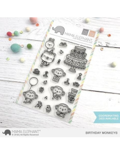 Mama Elephant sello A beary Christmas
