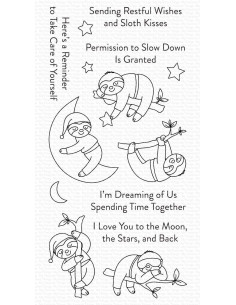 Sello Slumbering Sloths de My favourite Things