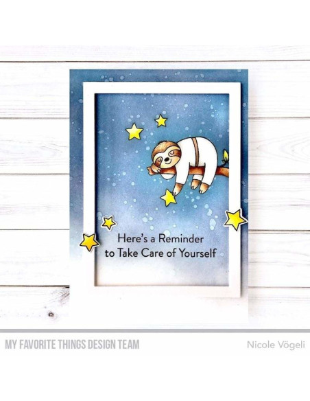 Sello Slumbering Sloths de My favourite Things