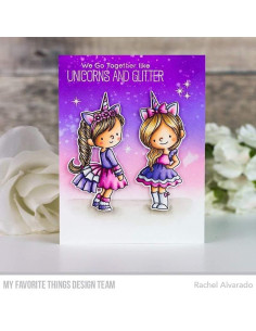 Sello mft unicorns and glitter 2