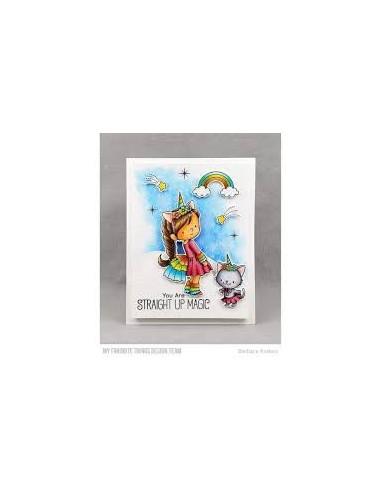 Sello mft unicorns and glitter