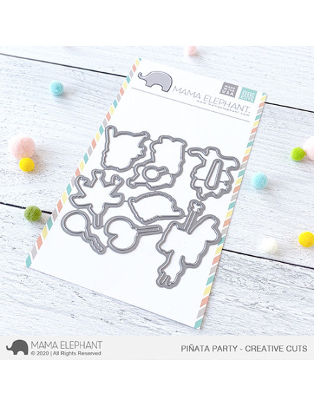 Mama Elephant Piñata Party die