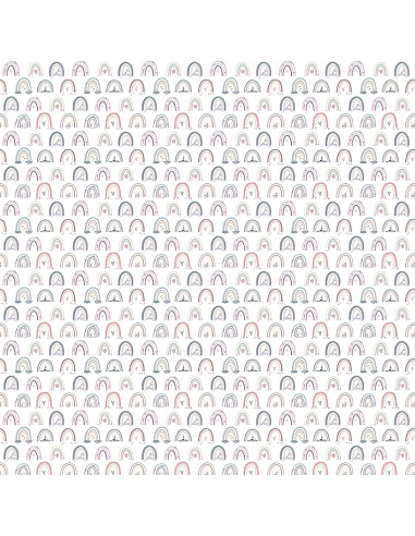 Tela flores y hojas de El altillo de los duendes