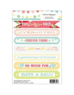 Pegatinas Sentiments Webster's Pages
