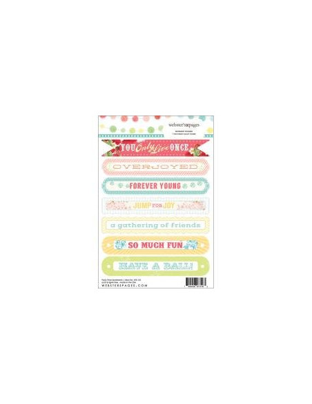 Pegatinas Sentiments Webster's Pages