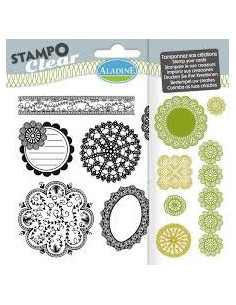 Sello Stampo Clear Aladine Dentelle