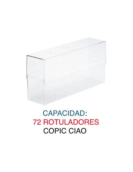 Caja metacrilato 72 Ciao