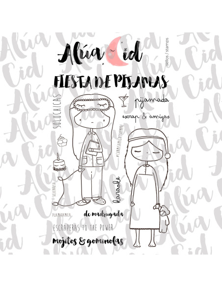 Alúa Cid sello Fiesta de pijamas