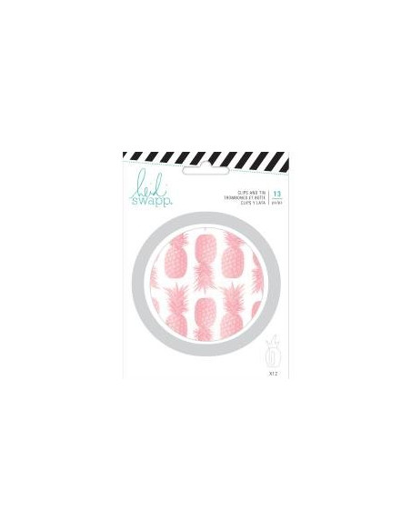 Clips Heidi Swapp Pinneaplle Crush Clips Heidi Swapp Pinneaplle Crush