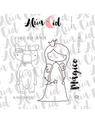 Sello Yo Purpurina de Alúa Cid