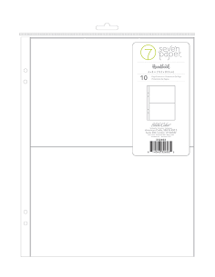 Fundas Seven Paper 6x8" , 2 divisiones