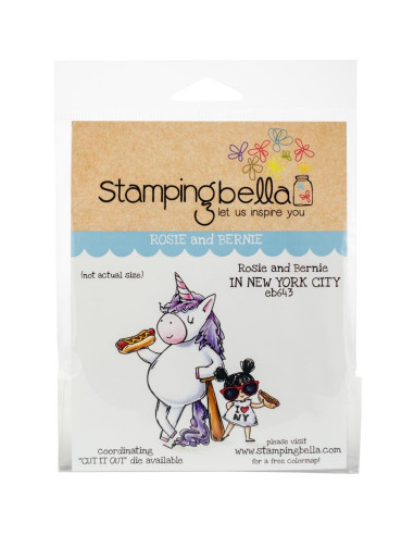 Sello Stampingbella Uptown Girls Bubbles loves her Bubby