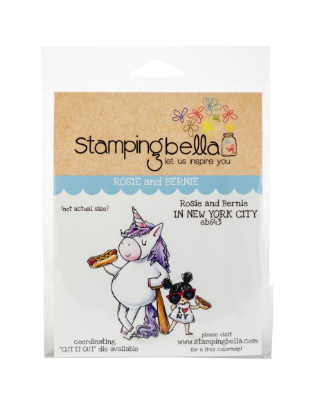 Sello Stampingbella Uptown Girls Bubbles loves her Bubby