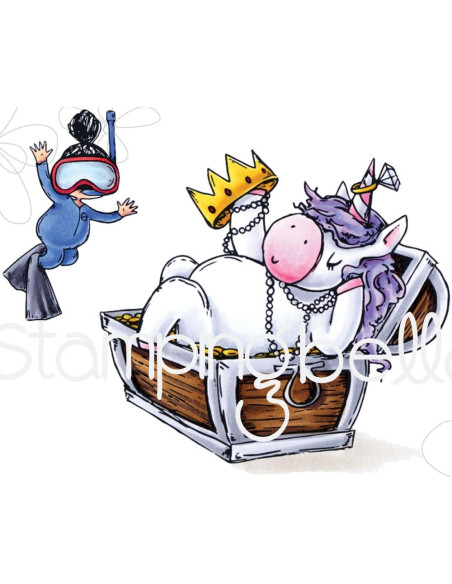 Sello Stampingbella Rosie & Bernie love to explore