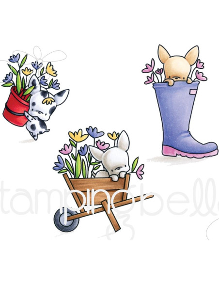 Sello Stampingbella a Tale of two Rosies