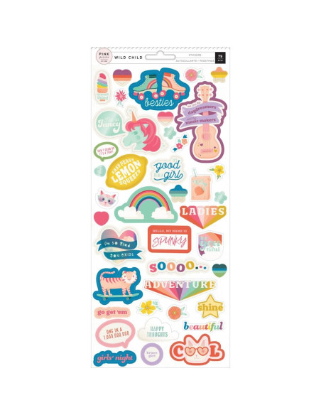 Pegatinas pink paslee, Auburn Lane