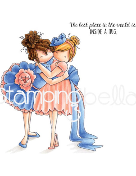 Sello Stampingbella Uptown girl, Love wine