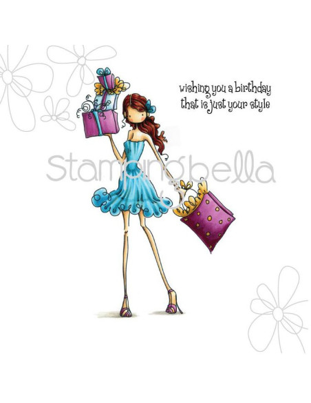 Sello Stampingbella Uptown Girls Clarissa & Camille