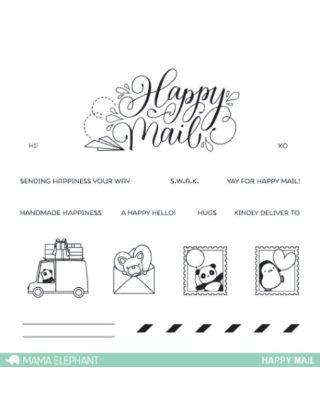 Mama Elephant  occasional labels sello