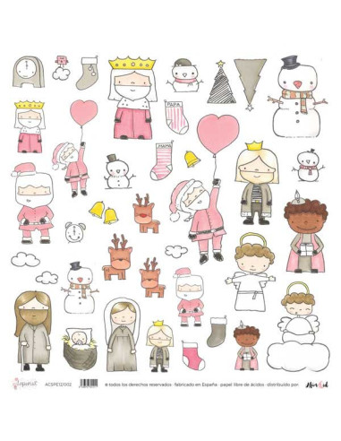 Pegatina 12x12'' AlúaCid Laponia