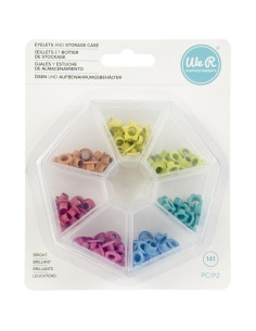 WeR caja eyelets Metálic 140uni.