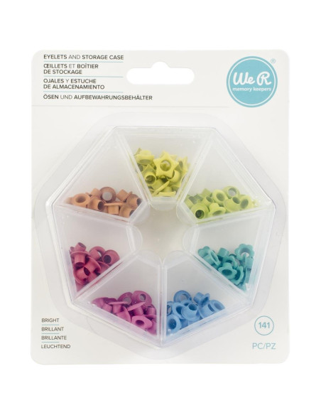 WeR caja eyelets Metálic 140uni.