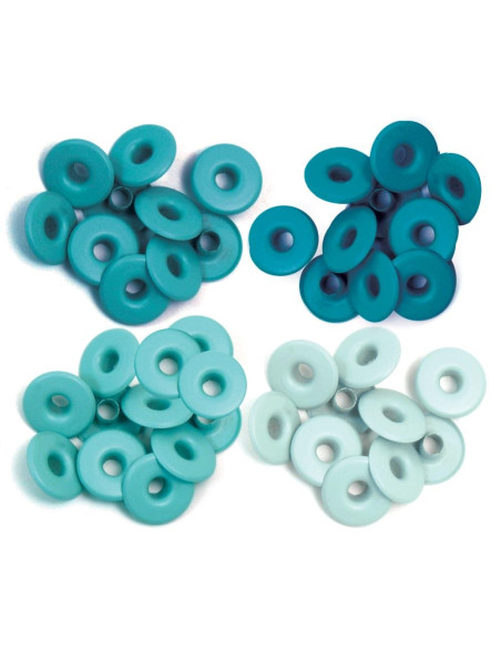 Wide Eyelets 3/16" warm metal