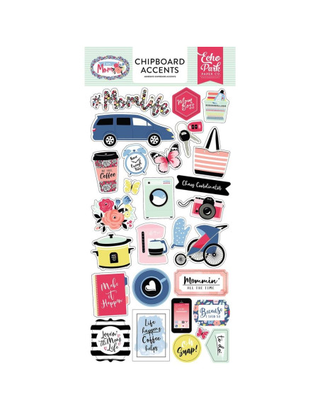 Pegatina 12' i am mom de echo park