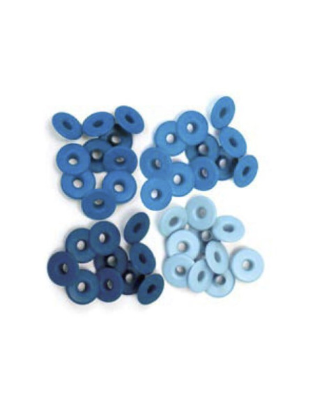 Wide Eyelets 3/16" naranja