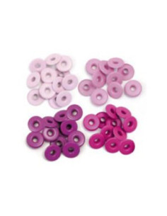 Wide Eyelets 3/16" rojos