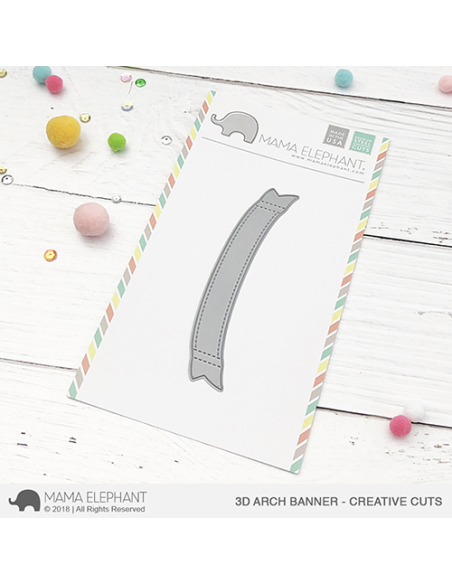 Mama Elephant die birdie wreath