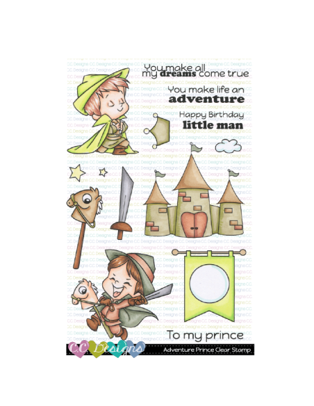 C.C. Designs sello monkey polimero