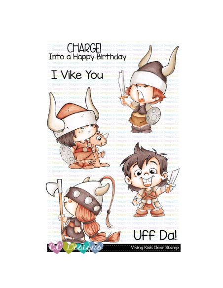 C.C. Designs sello reindeer games polimero