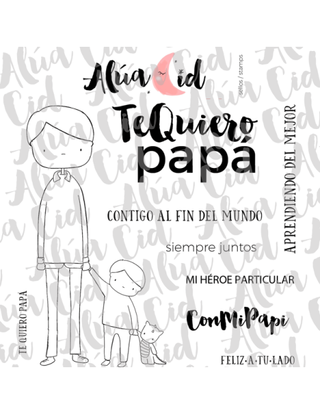 Alua Cid sello Con mi papi