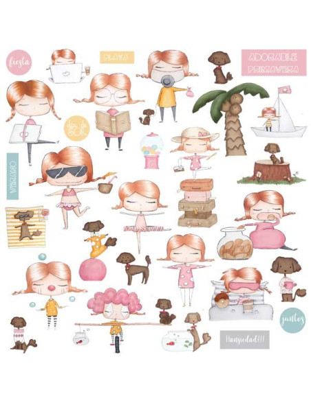 Hoja de troquelados Trece, Alúa Cid