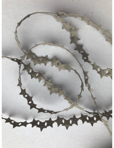 1m cinta estrellas azul vintage