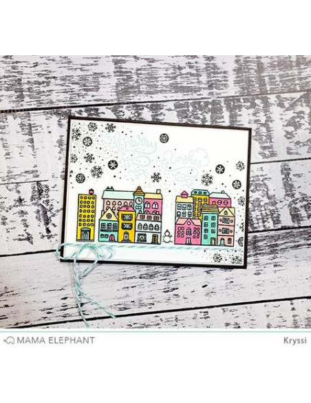 Mama Elephant  Cool Penguins sello