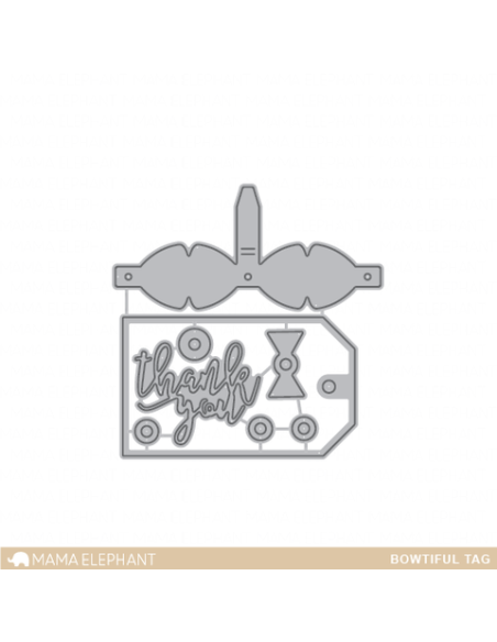 Mama Elephant A beary christmas die