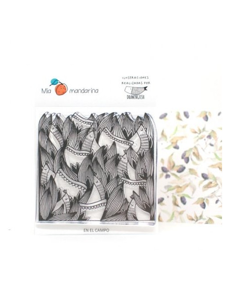 Sello Mia Mandarina En el Campo