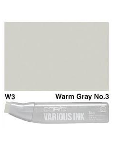 Copic Various Ink W3, recarga de tinta 25ml