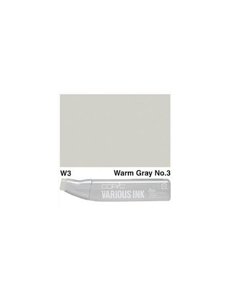 Copic Various Ink W3, recarga de tinta 25ml