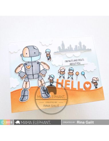 Mama Elephant Hilly Hello die