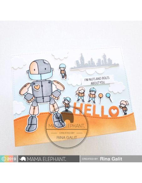 Mama Elephant Hilly Hello die