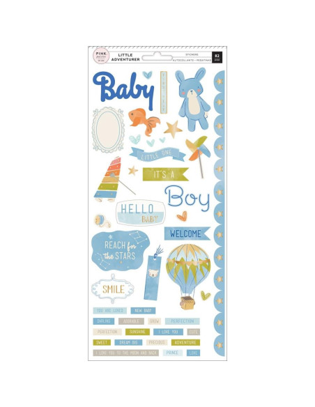 Pegatinas Pink Paisley, Little Adventurer, girl